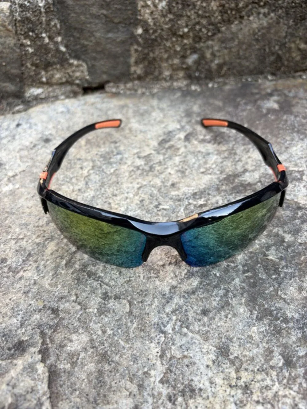 Y2K 00s Rave Wrap Sunglasses Sunset Ombre Festival Speed Dealer Shades NEW